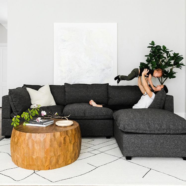 Sofa with Ottoman