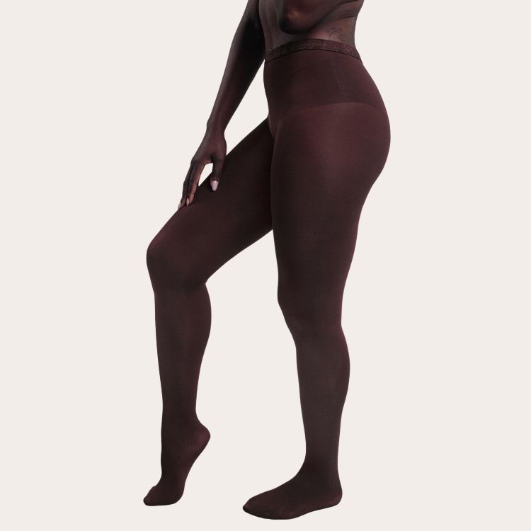 Footed Opaque Tights