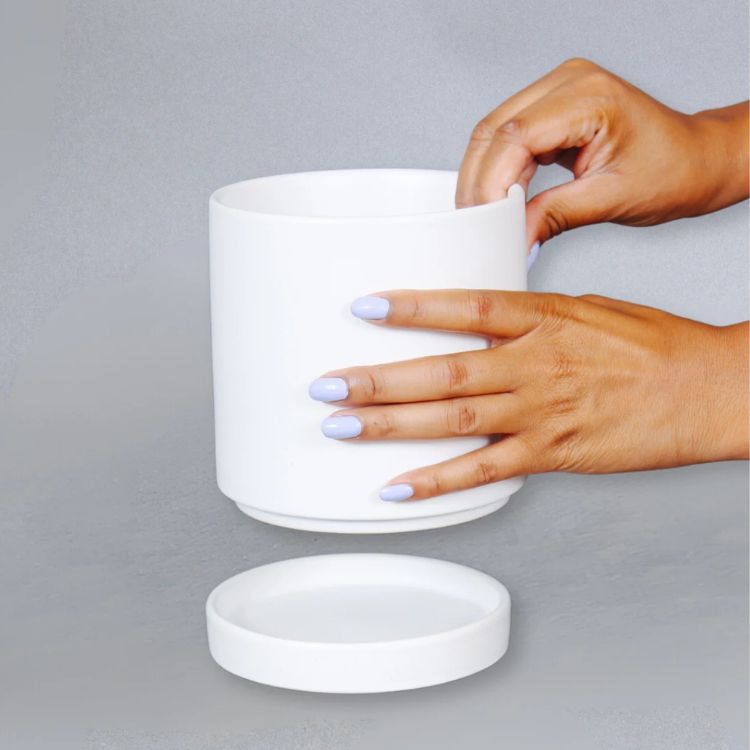 Matte White Planter