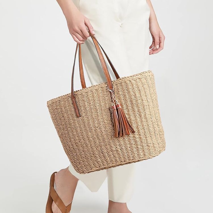 Straw Tote Bag