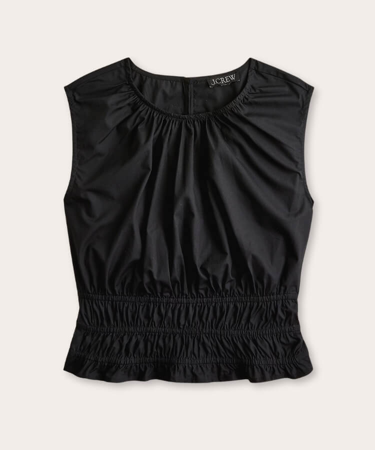 Cotton Poplin Top