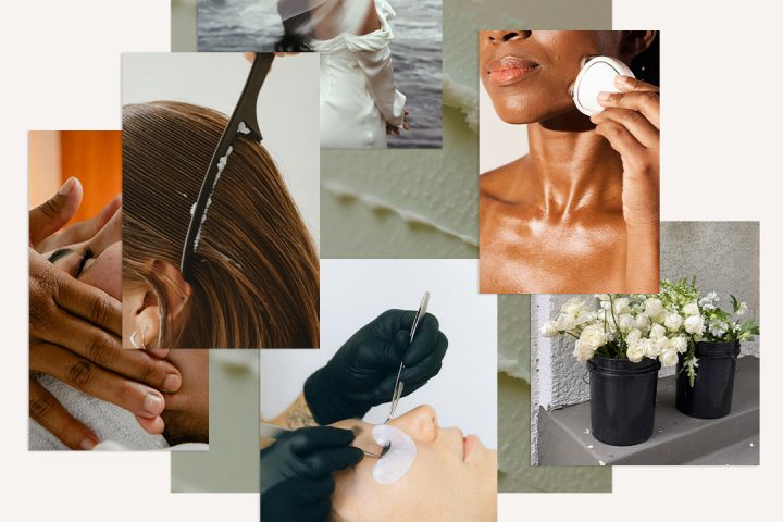 wedding prep beauty